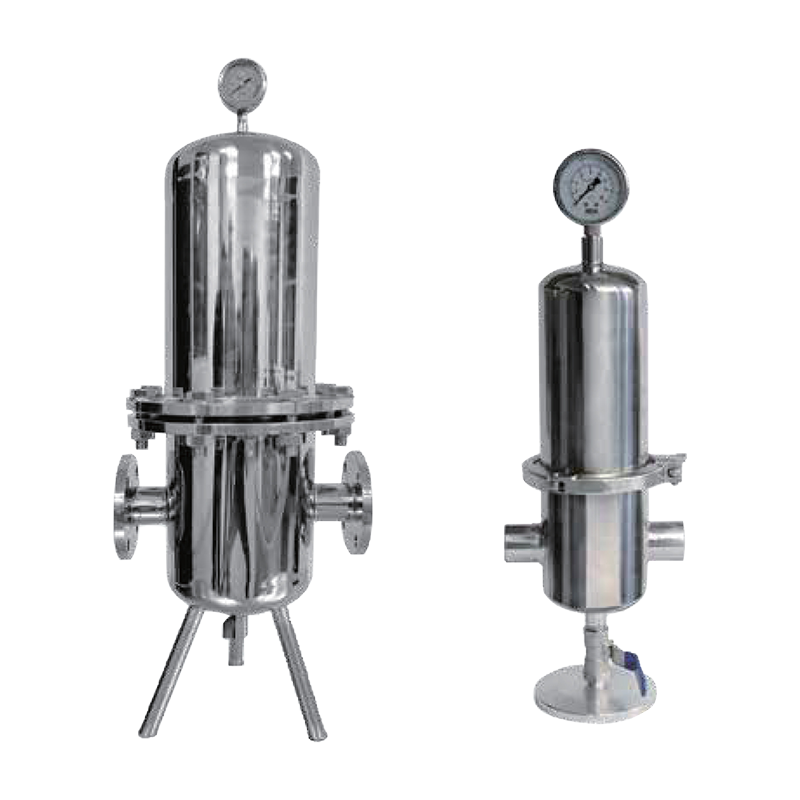 Stainless steel steril mikrofiltrasi filter udara terkompresi untuk kamar bersih